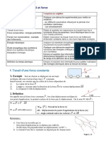 CHAPITRE 14 Travail Et Force