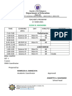 Department of Education: Preliminaries