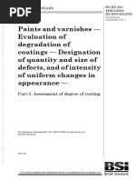 (BS EN ISO 4628-3 - 2003) - Paints and Varnishes. Evaluation of Degradation of Coatings. Designation of Quantity and Size of Defects, and of Intensity of Uniform Changes in Appea PDF