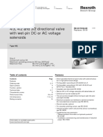 4/3, 4/2 and 3/2 Directional Valve With Wet-Pin DC or AC Voltage Solenoids