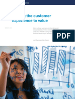 Linking The Customer Experience To Value