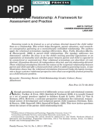 Parenting As Relationship: A Framework For Assessment and Practice