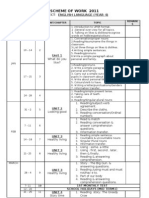 Yearly Scheme of Work English Year 4