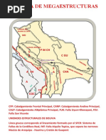 1-Mapa de Megaestructuras de Bolivia