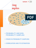 Selecting Samples: Lecture - 7