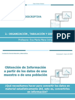 2 - ORGANIZACION DE DATOS - TABULACION - DIAGRAMAS - Parte1