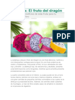 Pitahaya-FRUTO DEL DRAGON