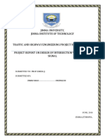 Project Report On Design of Intersection PDF