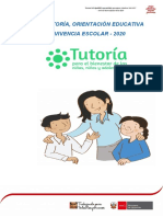 Plan de Tutoría, A