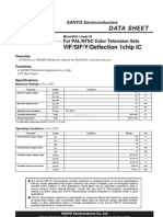 VIF/SIF/Y/Deflection 1chip IC: For PAL/NTSC Color Television Sets