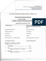 Transmax & Bioforte Consumer Labs Validations