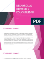 Desarrollo Humano y Educabilidad