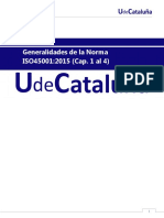 Generalidades de La Normas ISO 45001 Cap 1 Al 4