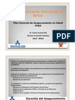 Plan Esencial de Aseguramiento en Salud MINSA-Dr Carlos Acosta S