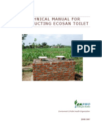 Technical Manual For Constructing Ecosan Toilet: Environment & Public Health Organization