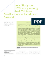 Zulhusni, Nordin, Ahmad - 2017 - An Economic Study On Technical Efficiency Among Independent Oil Palm Smallholders in Sabah and Sarawak PDF