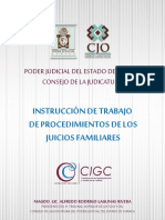 Instruccion de Trabajo de Procedimientos de Los Juicios Familiares