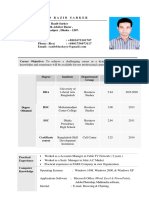 Razib Sarker Curriculum Vitae