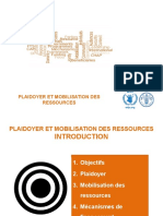 Plaidoyer Et Mobilisation Des Ressources