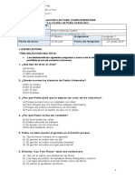 5° Evaluación Las Vueltas de Pedro Urdemales