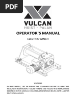 Operator'S Manual: Electric Winch