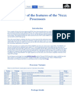 76xxx Processor Datasheet PDF