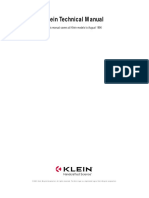 Klein Pre97 - Tech - Manual PDF