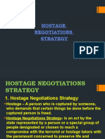 Hostage Negotiations Strategy