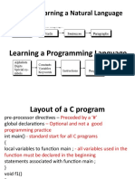 Steps in Learning A Natural Language