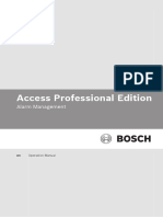 Access Professional Edition: Alarm Management