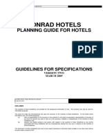 Conrad Hotels: Planning Guide For Hotels