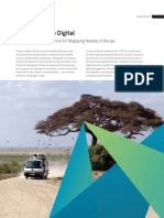 From Analog To Digital: Modernizing Operations For Mapping Needs of Kenya