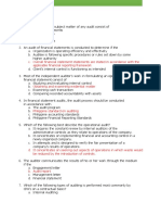 Auditing Theory Mcqs by Salosagcol With Answers