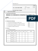 TR001 Control Cable CFA901-Continuity Test