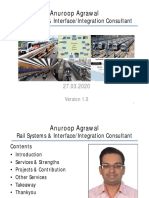 Anuroop Agrawal: Rail Systems & Interface/Integration Consultant