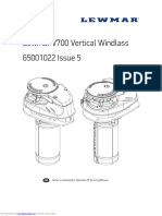 Lewmar V700 Vertical Windlass 65001022 Issue 5: Owner's Installations, Operation & Servicing Manual