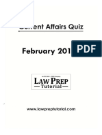 February MCQ 2019 PDF