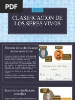 Clasificación de Los Seres Vivos