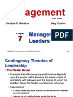 Management: Managers As Leaders