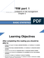 FRM Part 1: Basic Statistics