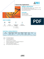 Automotive Varistor For Automotive Applications: General Description