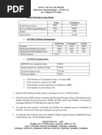 COVID-19 Testing Status