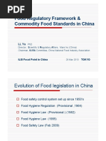 4 - Commodity Food Standards in China