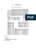 CS 631 Review Project Given The Following Database