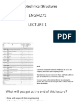 Geotechnical Structures: ENGM271