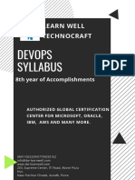 Learn Well Technocraft - DevOps Syllabus