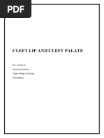 Cleft Lip and Cleft Palate