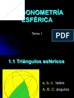 Trigonometría Esférica Parte 1