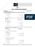 Alcohol, Ether and Phenol