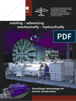 Rotating - Advancing Mechanically - Hydraulically: Centrifuge Technology For Tunnel Construction